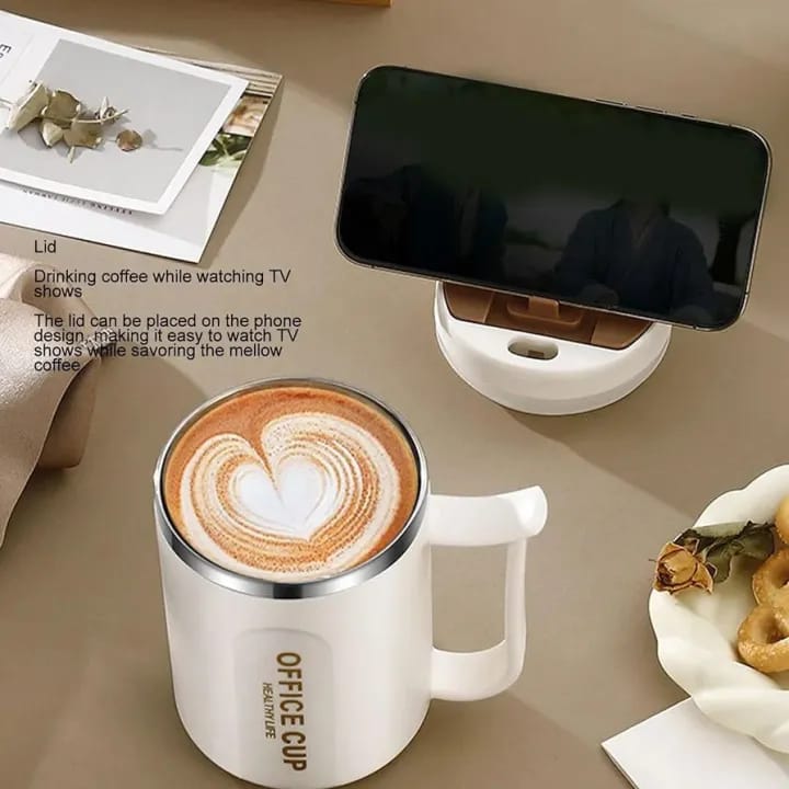 Stainless Steel Coffee Mug | Insulated | Anti‑Slip Bottom