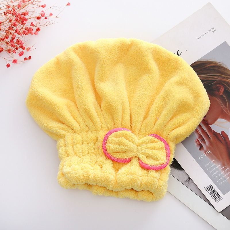 Pack of 02 Soft Microfiber Flower Cap Towel for Women